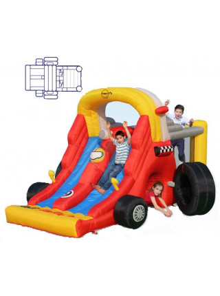 Надувний ігровий центр з батутом Формула-1